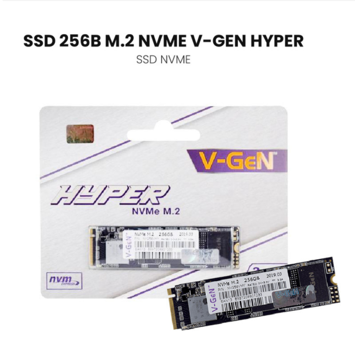 Ssd Nvme Pcie Vgen Nvme 256gb SSD M2 V-Gen 256GB NVMe Hyper Solid