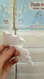 🔥ลดล้างสต๊อก🔥สำหรับเด็กอ่อน 120 แผ่น ขนาด 2x2 นิ้ว ชนิดรีดขอบ