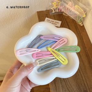 Set Of 10 Macaron Color Hairpin Candy Color Hair Pin Lovely Princess Cute Pin