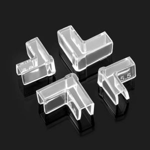 4pcs 6mm Anti-collision Angle Cover Silicone Right Angle Fish Tank Aquarium Glass Protector