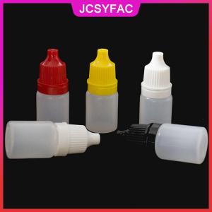 JCSYFAC 50 cái Pet nhựa rỗng chai Nhỏ GiọT 5ml chất lỏng mắt rõ ràng lọ nước