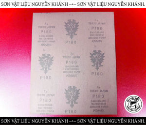 GIẤY NHÁM NHẬT P180 KOVAX – NHÁM NƯỚC CHÀ GỖ KIM LOẠI SƠN CŨ BỘT TRÉT