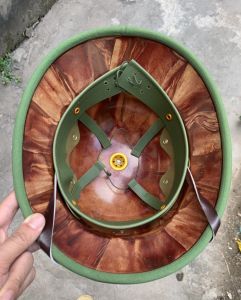 Mũ cối màu xanh truyền thống mũ cối tàu - cốt phíp cáo cấp nhiều màu (tặng sao)