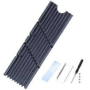 Thin 6.5mm Height Aluminum Heatsink For NVMe Ssd Applied Thermals Pad for SSD Expansion Friendly Heat Dissipation