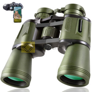 High Powerful Binoculars Professional Telescope Long Range 20X50 HD Optical Phone Holder Low Light Night Vision Camping telescope long range 1000000m telescope long range original binocular long range original military telescope original military
