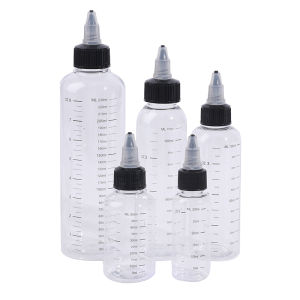 LEI 30ml-250ml Plastic PET Liquid Capacity Dropper Bottles Pigment Ink Containers