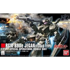 Bandai Assembly HGUC 123 1/144 RGM-89De JEGAN JING Gang ECOAS Gundam Assembly Set Anime action figure Model Toys ornament gifts