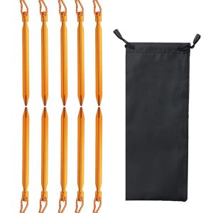 10Pcs/lot 18cm Aluminum Alloy Tent Takes Pegs Heavy Duty Travel Outdoor Camping Accessories Tarp Ultralight Nails Ground Peg