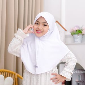 Hijab Bergo Dagu Malay Anak Jilbab Instan Dagu Malaysia Jersey Premium Qalesya
