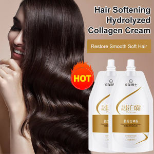 ✨ Nourishing Hair Cream/Soothing Nourishing Cream/Smooth Hair Cream/Protein Restoring Nutrition Cream/Elasticity Enhancer For Dry And Frizzy Hair Hydrolyzed Collagen