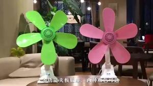 Mini Cooling Fan 220V 5 Soft Blades Desk/Table Clipping Fan 180°Adjustable Fan Electric Clip Silent Kipas Meja Dinding