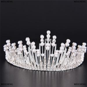 [COD] WEICHENG Tiara Rhinestone Hair Accessories Crown Wedding Bridal Headband