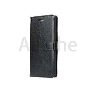 For Samsung Galaxy A05 Luxury Premium PU Leather Flip Magnetic Wallet Cover with Foot and Card Holder Slot Hand Strap Protective Phone Case