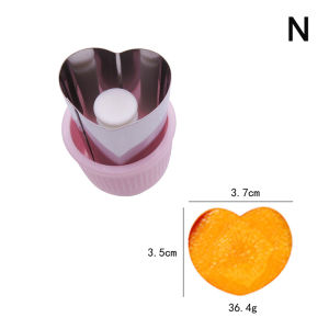 wangyueh Khuôn Nướng Vui Vẻ Chức Năng Rau Cutter Hình Dạng Thép Không Gỉ Press-Type Mini Cookie Cutter Cho Trẻ Em