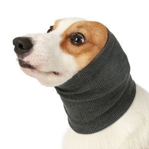 SQMETR Pet Puppy Accessories Winter Noise-proof Neck Warmer Soothing Relieving Anxiety Pet Ear Cover ​ Headwear Dog Calming Earmuffs Dog Cat Headgear