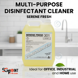 Multi-Purpose Disinfectant Cleaner – SERENE FRESH 5L | Floral Scent Neutral pH & Odour Control