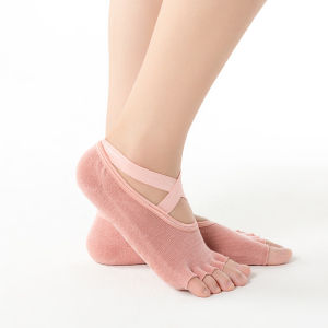 MATOUGUI Kaus kaki tari yoga anti selip Kaus kaki olahraga