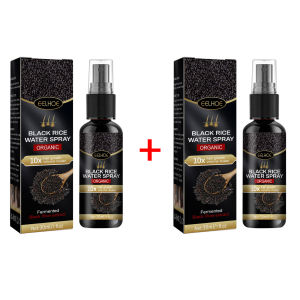 【100% Effective】Eelhoe Black Rice Water Hair Growth Essence Anti Hair Loss Natural Thinning Anti Hair Loss Soothe Itchy Dry Scalp Care Oil Mending Infusion Black Rice Hair Strong Solid Hair Dense Hair Repairs Moisturizing Curly Hair Leave In Conditioner