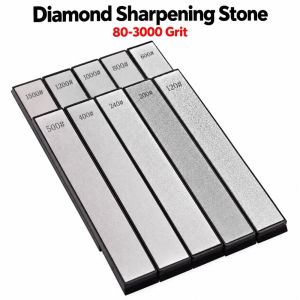 DIVATEN 160x30mm Diamond Stone Rectangular Grit 80-3000 Polishing Disc  Multi-purpose Sharpener