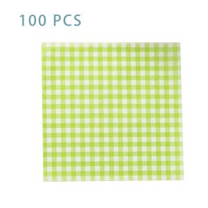 100 Pcs Baking Paper Kertas Bento Kertas Greaseproof Kertas Pembungkus Sandwich Wrapping Paper