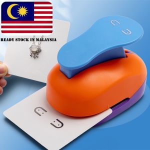Creative Jewelry Earrings Tag Card Hole Puncher DIY Decoration Craft Paper Cutter Stationery (Random Colour)