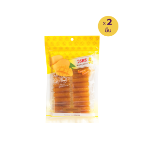 (แพ็ค 2 ชิ้น) วรพร มะม่วงกวนอบแห้ง 100 กรัม   (มะม่วง มะม่วงกวน กวนแห้ง มะม่วงแผ่น)