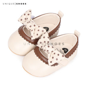 Sepatu Bayi Perempuan Model Terbaru Usia 0-12 Bulan Bowknot Pita Polkadot Lucu - Sepatu Bayi Prewalker Baby Shoes Newborn SoftSole Ringan Nyaman Anti Slip - Bisa COD Bayar Ditempat