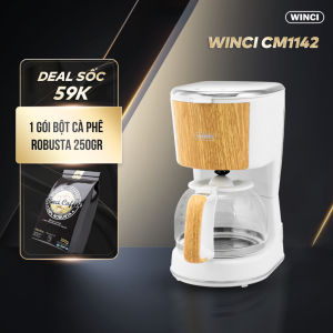 Máy Pha Cà Phê Nhỏ Giọt Winci CM1142 Dung Tích 1.25L Bảo hành 12 tháng
