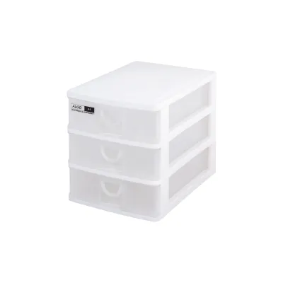 [SG Stock] [3 or 5 Tier] Algo PP A4 Drawer Stationery Book Documents Comestic Desk Organizer