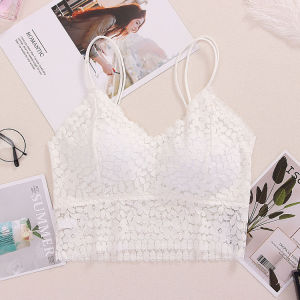 Áo Ngực Ren 2 Dây Kép Hoa Lá Mút Bàn Tay DAN L&U 8812