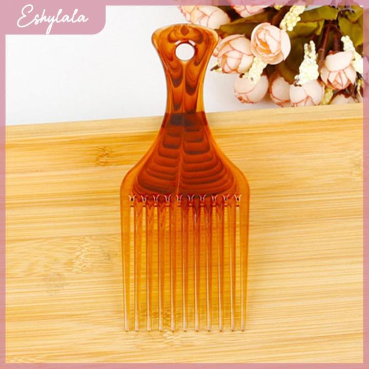 Eshylala Răng Rộng Bàn Chải Pick Lược Ngã Ba Bàn Chải Tóc Chèn Tóc Pick ...