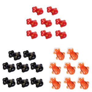 8Pieces Ceramic Chopstick Holder Fish-Shaped Chopsticks Shelf Animal Decor Dining Tableware Chopstick Cutlery Organizers