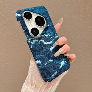 Luxury Carbon Fiber Frameless For Magsafe Case For HuaWei Pura 90 80 Mate 80 70 P90 Pro Max Ultra Wireless Charge Magnetic Cover