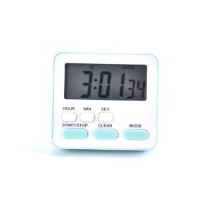 CRNGW 1Pcs Practical LCD Digital Display Sleep Kitchen Accessory Cooking Alarm Clock Kitchen Timer With Flashing Light Stopwatch