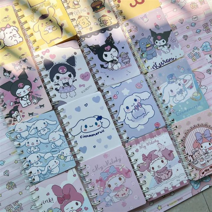 Sanrio Mymelody Kuromi Cinnamoroll A7 Coil Notebook Student Diary ...