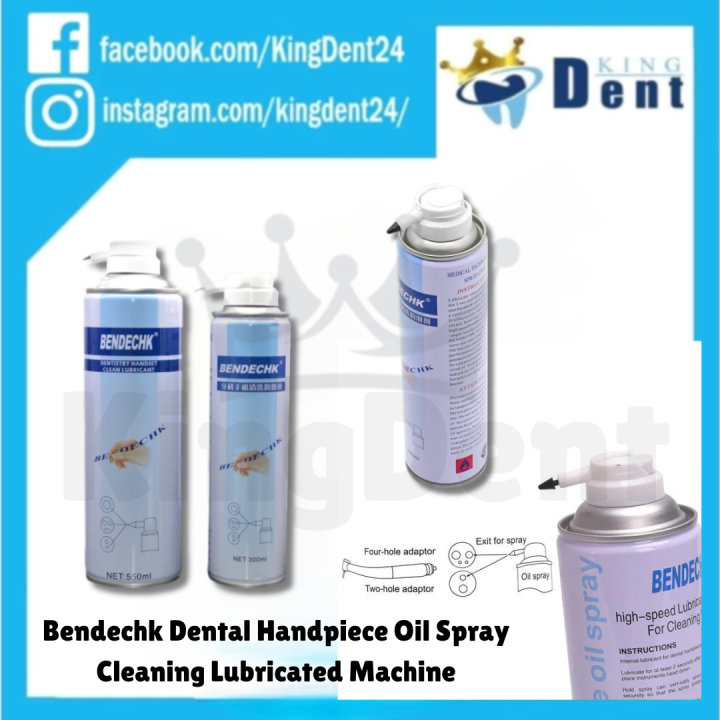 Bendechk Dental Handpiece Oil Spray Cleaning Lubricated Machine Lazada PH