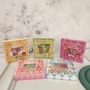 Sticker Box SENMU 100 lembar Mini  - PINK UNGU BIRU HIJAU RANDOM - stiker boks 1 set lucu gambar cute girl lucu unik stempel label hiasan hadiah anak sekolah alat tulis