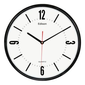 Jam Dinding Edison EDW 365 B1 Diameter 360mm 36cm