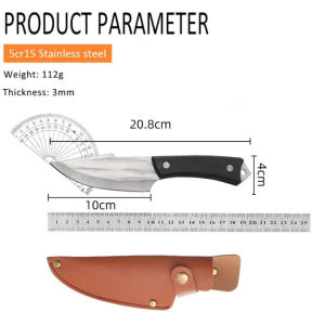 SOHO Japan Meat Knife Stain Steel Dragon Knife Original Slaughtering For Bone Handchopping Stainless Boning Mongolian Knife