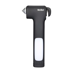 NexTool Multi Functional Emergency Rescue Hammer / Window Breaker / Belt-Cutter / 150LM Light / USB-C 2600mAh Power Bank