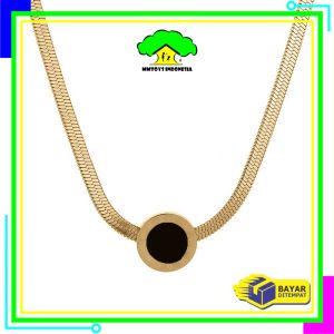 MI-K122 Kalung Mutiara Hip Hop Rantai Liontin Perhiasan Aksesoris Wanita Fashion Cewek Korean Style