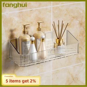 fanghui Treo Tường Mỹ phẩm lưu trữ giá không có lỗ yêu cầu nhựa góc tường kệ tổ chức phụ kiện phòng tắm