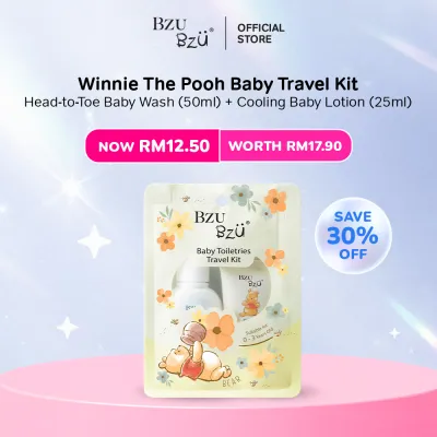 BZU BZU Winnie The Pooh Baby Toiletries Travel Kit
