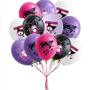 Belon Bulat Kartun Cartoon Round Balloon Cute Party Decoration Kids Birthday Balloon Fun Decor