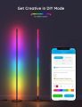 โคมไฟตั้งพื้น Govee - RGBICW Smart Corner Floor Lamp. 