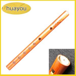 huayou แบบดั้งเดิม6หลุมไม้ไผ่ขลุ่ยคลาริเน็ตนักเรียนเครื่องดนตรีไม้ AU