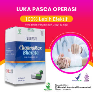 Channamax Bharata - Obat Luka Pasca Operasi Pengering Luka - Luka Caesar Luka Bernanah Ampuh