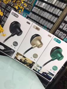 Headphones Wired Round Head In-Ear with Mic and Good Sound Quality 3.5MM Music Call Android Phone Game Earphone