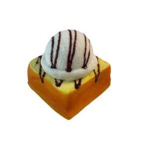 CHAMPIONBABY Super Soft Ice Cream Bread Squeeze Toy Creative Anxiety Relief Slow Rebound Fidget Toy Novelty Comfortable Realistic Dessert Pinch Office Desk Toy