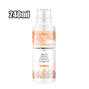 240ml 5D Diamond Painting Sealer Oil Painting Protective Adhesive Shine Effect